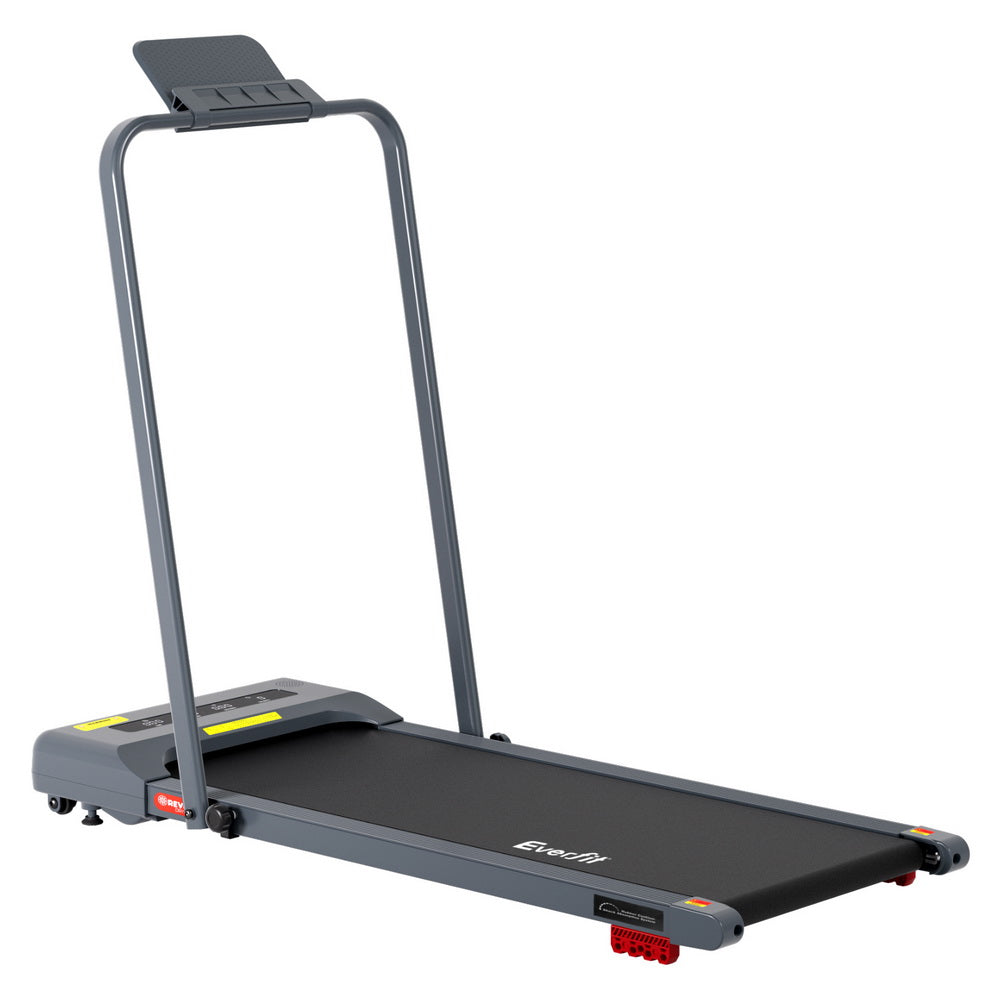 Everfit Treadmill Electric Walking Pad Incline Under Desk 380mm Grey