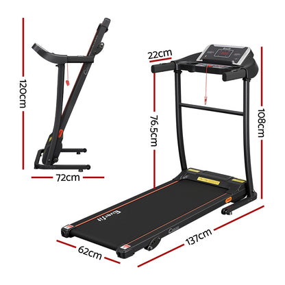 Everfit Treadmill Electric Home Gym Fitness Exercise Machine Incline 400mm