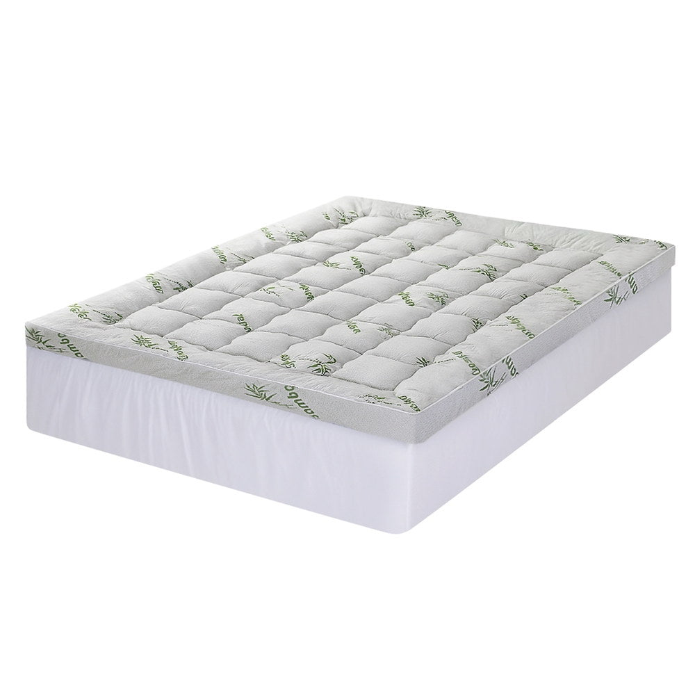 Giselle Mattress Topper 11cm Pillowtop toppers Bamboo Queen