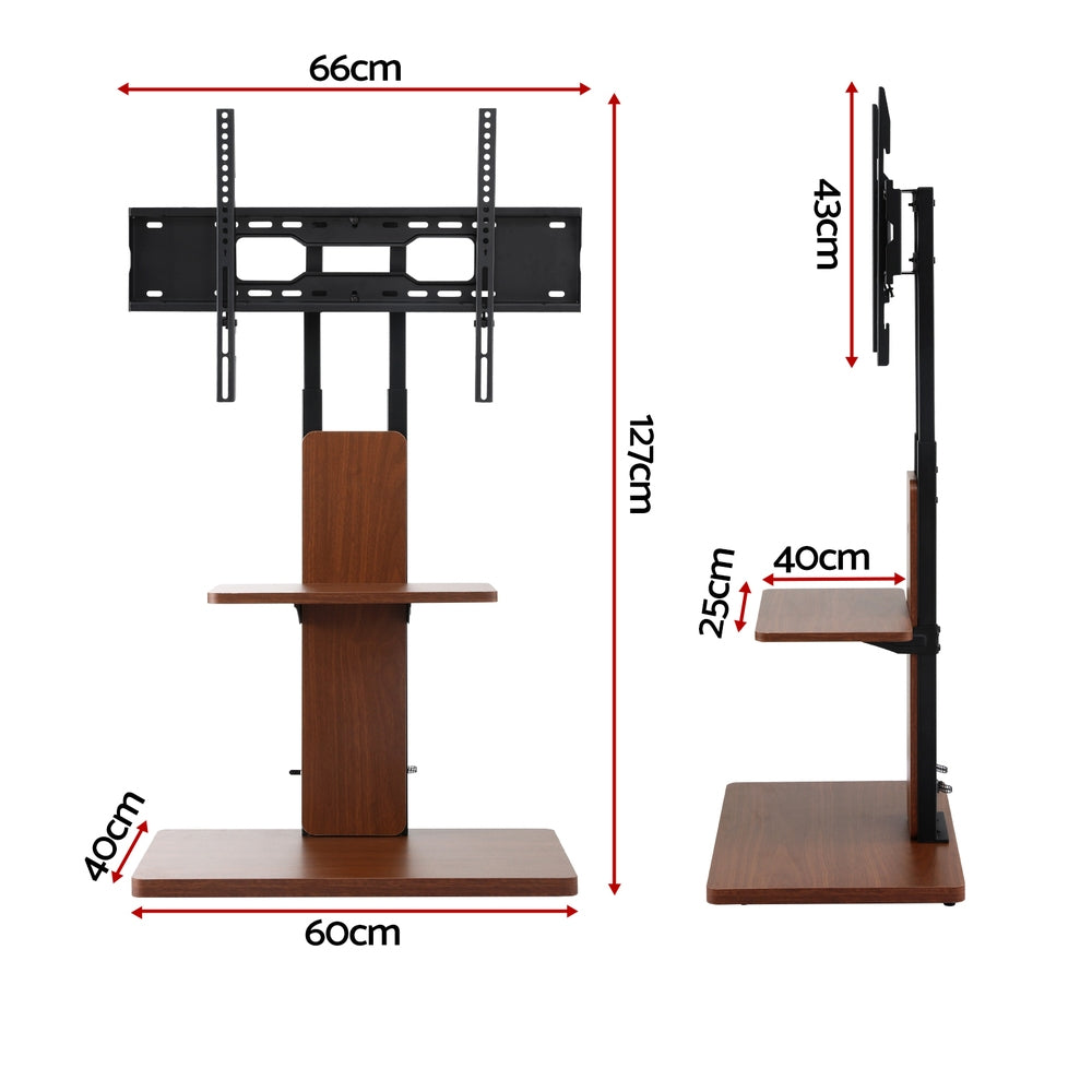 Artiss TV Stand 32-70inches Wooden Tray Swivel Height Adjustable