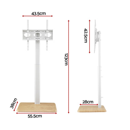 Artiss TV Stand 24-55inches Swivel Height Adjustable Floor Mount for TVs
