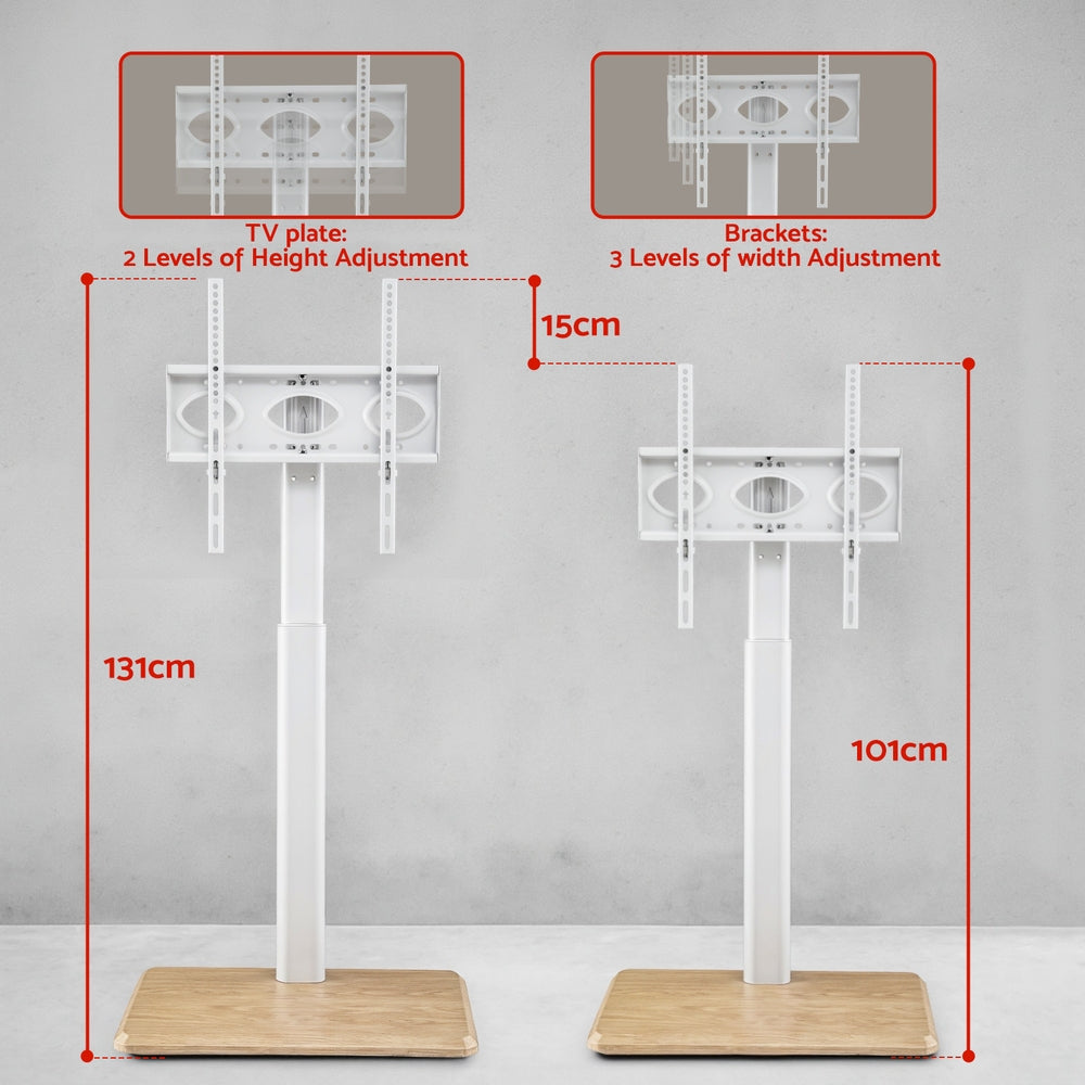 Artiss TV Stand 24-55inches Swivel Height Adjustable Floor Mount for TVs