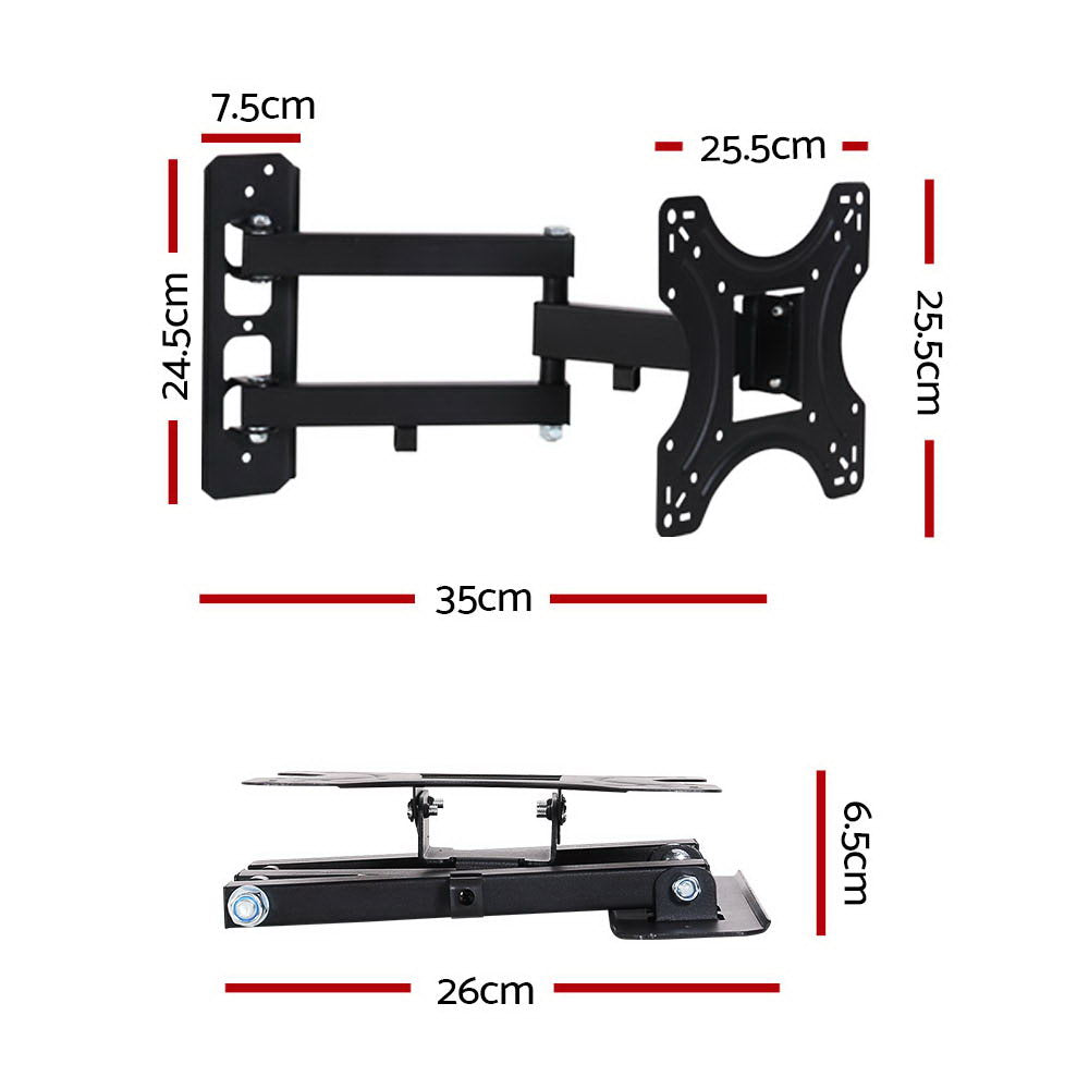 Artiss TV Wall Mount Bracket for 17inches-42inches LED LCD TVs Full Motion Strong Arms