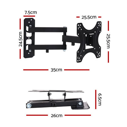 Artiss TV Wall Mount Bracket for 17inches-42inches LED LCD TVs Full Motion Strong Arms