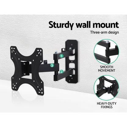 Artiss TV Wall Mount Bracket for 17inches-42inches LED LCD TVs Full Motion Strong Arms