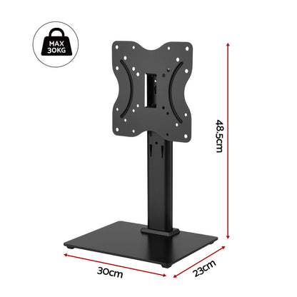 Artiss TV Stand Bracket for 19 - 43 inch TVs Table Top Desktop Universal Swivel