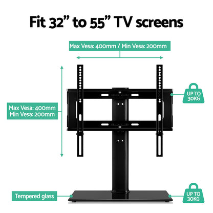 Artiss TV Stand Mount Bracket for 32inches-55inches LED LCD Swivel Tabletop Desktop Plasma