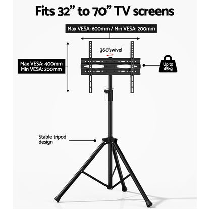 Artiss TV Stand Mount Bracket for 32inches-70inches LED LCD Tripod Floor Shelf Universal