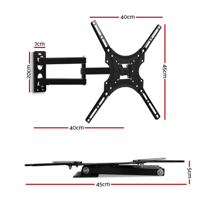 Artiss TV Wall Mount Bracket for 24inches-50inches LED LCD TVs Full Motion Strong Arms