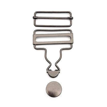 6 Sets Metal Strap Adjuster Overalls Buckles Silver