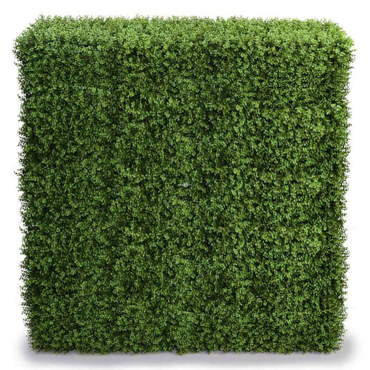 UV-resistant boxwood hedge panel, dark green, full hedge coverage