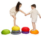 Rainbow Balance Stepping Stone - Sensory Training Toy for Kids, Fruit green Step