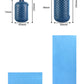 Purple Quick Dry Cooling Towel Set (2 Pack) - Microfiber Sport Towels with Silicone Cases & Carabiners