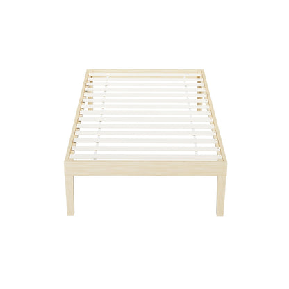 Artiss Bed Frame Single Size Wooden Base Mattress Platform Timber Pine BRUNO