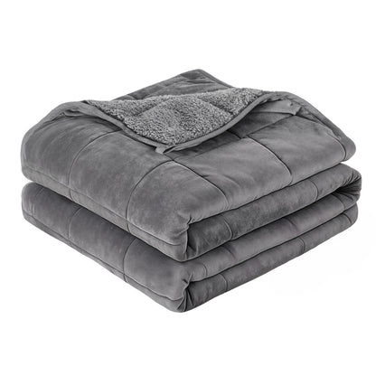 Giselle 6.8KG Weighted Blanket Adults Kid Anti Anxiety Gravity Blankets Sherpa Fleece