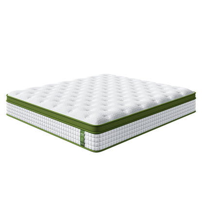 BedStory King 30cm Hybrid Mattress Cooling Gel Memory Foam 5 Zone Pocket Spring Bed Temperature Regulating