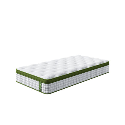 BedStory King Single 30cm Hybrid Mattress Cooling Gel Memory Foam 5 Zone Pocket Spring Bed Temperature Regulating