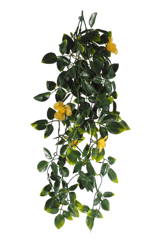 Yellow Mixed Hanging Foliage UV 60cm