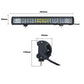23inch Osram LED Light Bar 5D 144w Sopt Flood Combo Beam Work Driving Lamp 4wd
