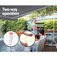 Instahut Motorised 4x3m Folding Arm Awning - Pearl Grey