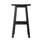 Artiss Set of 4 Beech Wood Bar Stools - Black