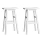 Artiss Set of 2 Beech Wood Bar Stools - White
