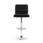 Artiss Set of 4 Bar Stools Gas lift Swivel - Steel and Black