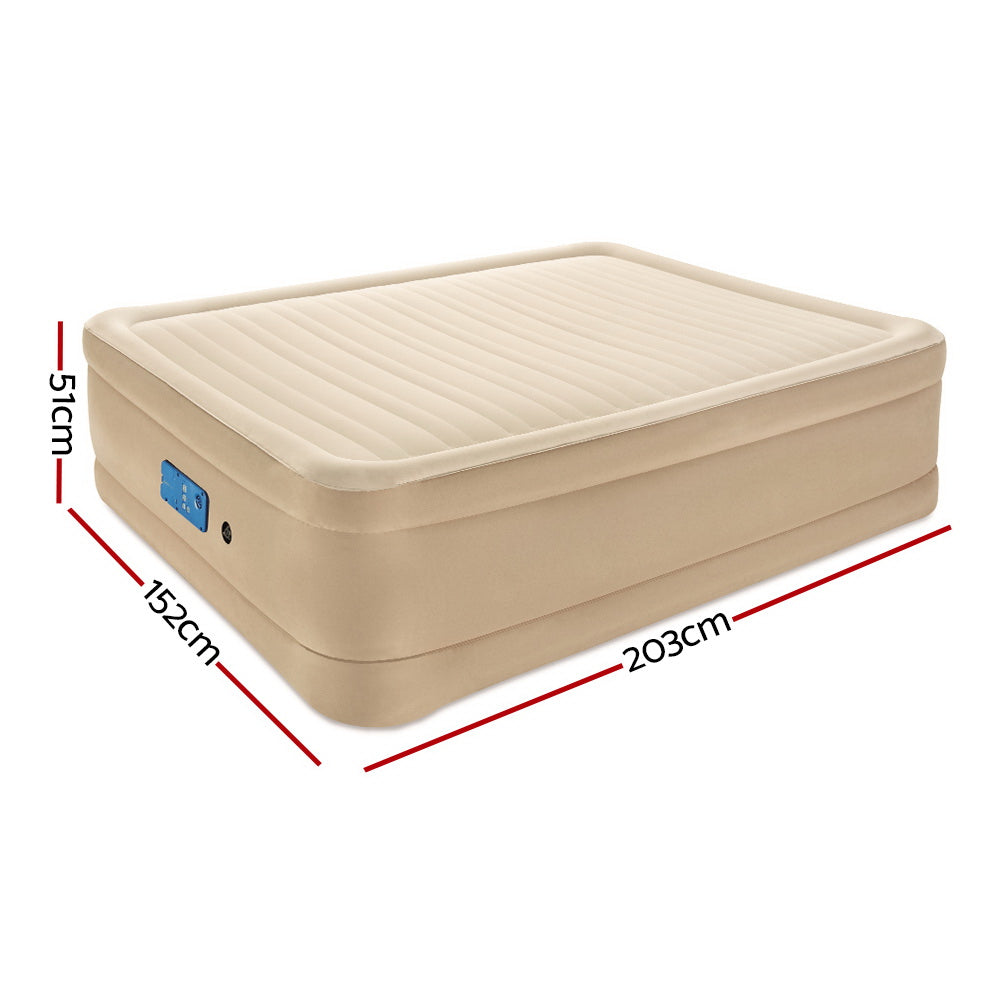 Bestway Air Bed Inflatable Mattress Fortech Built-in AC Pump Home Sleeping