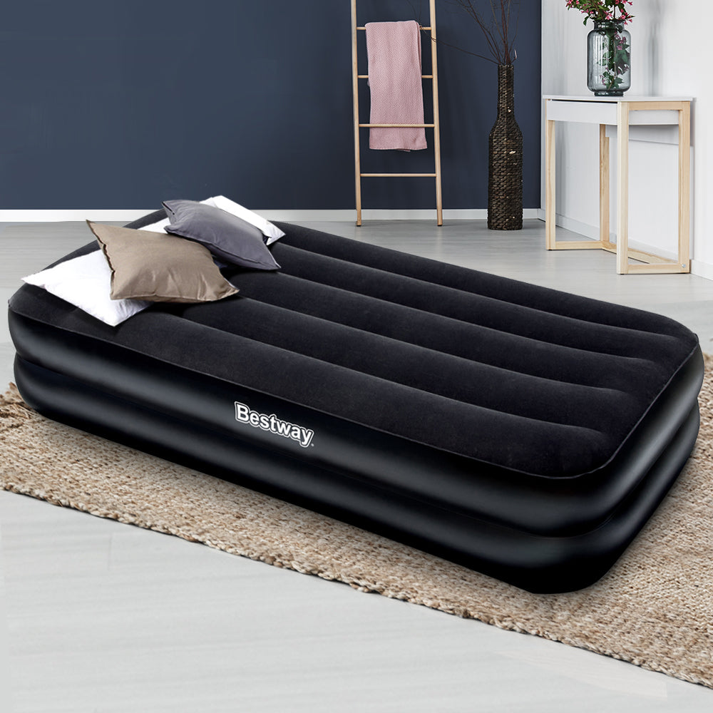 Bestway Air Bed Beds Single Inflatable Mattress Sleeping Mats Home Camping Pump