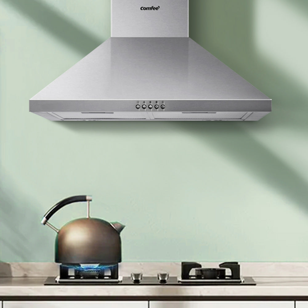 Comfee Rangehood 600mm Stainless Steel Canopy With 2 PCS Filter Replacement Combo