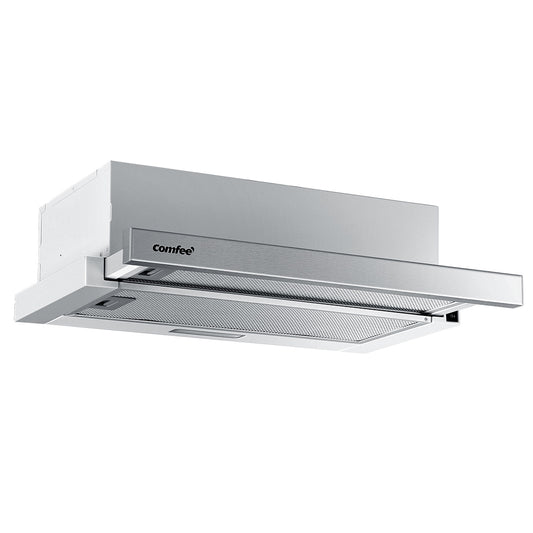 Comfee Rangehood 600mm Range Hood Slide Out 60cm Stainless Steel Kitchen Canopy