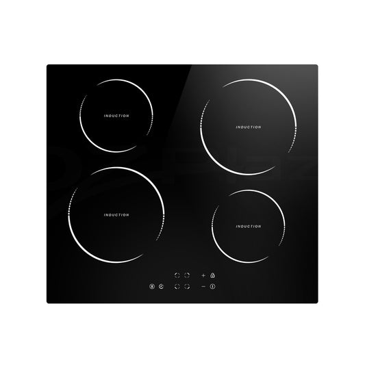 Devanti Induction Cooktop 60cm Ceramic Glass 4 Buner