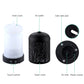 DEVANTI Aroma Diffuser Aromatherapy LED Night Light Iron Air Humidifier Black Forrest Pattern 160ml