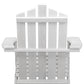 Gardeon Outdoor Sun Lounge Beach Chairs Table Setting Wooden Adirondack Patio - White