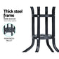 Gardeon Outdoor Dining Table Bar Setting Steel Glass 70CM