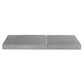Giselle Bedding Folding Foam Mattress Portable Sofa Bed Lounge Chair Velvet Light Grey