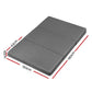 Giselle Bedding Double Size Folding Foam Mattress Portable Bed Mat Dark Grey