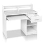 Artiss Office Computer Desk with Storage - White