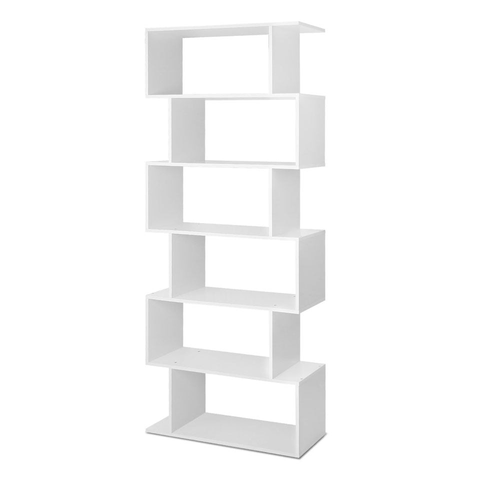 Artiss 6 Tier Display Shelf - White