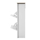 Artiss Shoe Cabinet Rack Storage Organiser Cupboard Shelf Drawer 16 Pairs White
