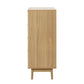Artiss 4 Chest of Drawers Rattan Tallboy Cabinet Bedroom Clothes Storage Wood