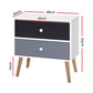 Artiss Bedside Tables Drawers Side Table Nightstand Lamp Side Storage Cabinet