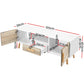 Artiss Wooden Entertainment Unit - White & Wood