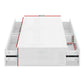 Artiss Modern Coffee Table 4 Storage Drawers High Gloss Living Room Furniture White