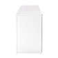 Artiss 130cm High Gloss TV Stand Entertainment Unit Storage Cabinet Tempered Glass Shelf White