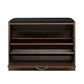Artiss Shoe Cabinet Bench Shoes Storage Rack Organiser Drawer 15 Pairs Walnut