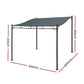 Instahut Gazebo 3x2.55m Party Marquee Outdoor Wedding Tent Iron Art Canopy Grey