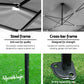 Instahut Gazebo Pop Up Marquee 3x4.5 Outdoor Wedding Gazebos Base Pod Kit Black