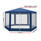 Instahut Gazebo Wedding Party Marquee Tent Canopy Outdoor Camping Gazebos Navy
