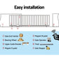 LockMaster Electric Sliding Gate Opener 1200KG With Hardware Kit 4M Rail